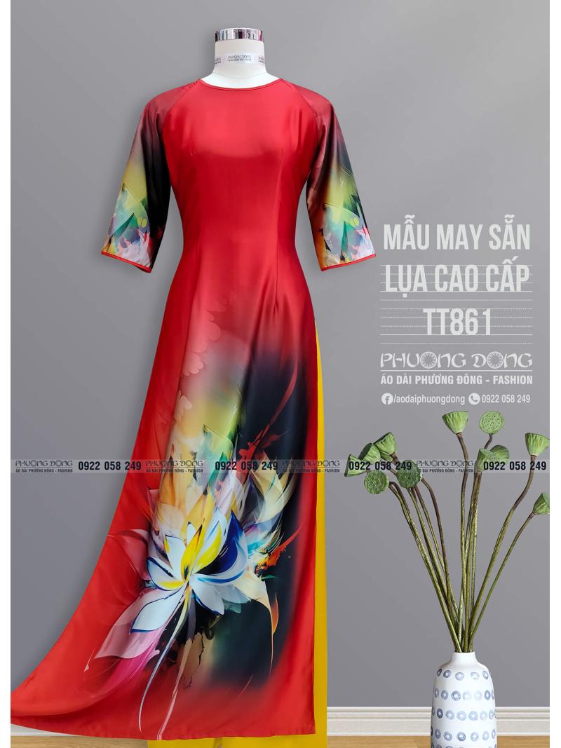 Áo Dài Truyền Thống Lụa Cao Cấp TT861